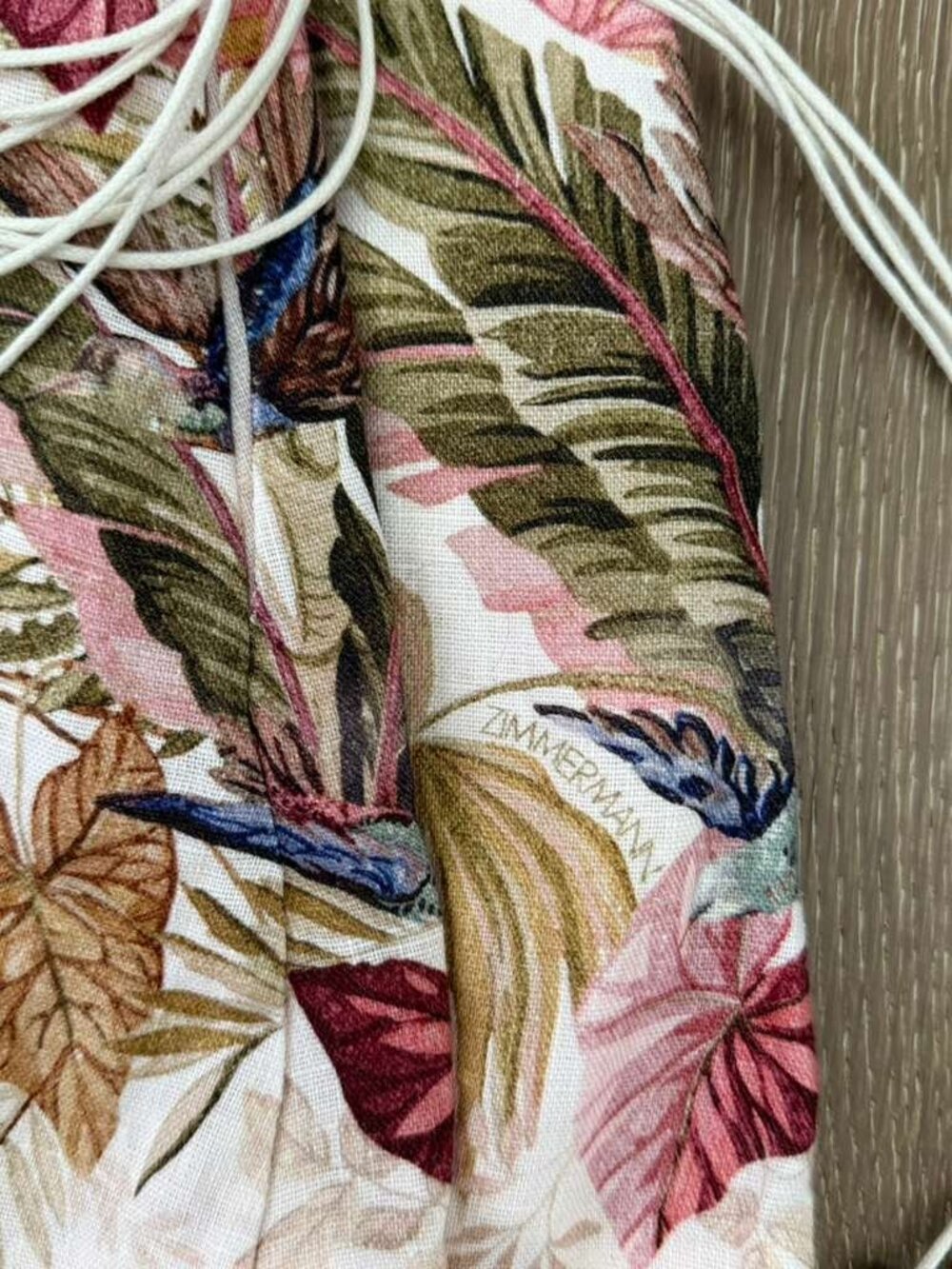Zimmermann Ascension beaded floral linen shorts - Picture 3 of 5
